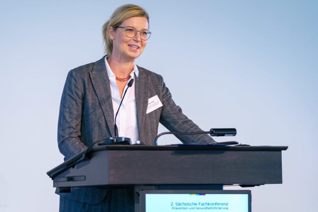 Silke Heinke, Vorsitzende des Steuerungsgremiums LRV, eröffnete die Veranstaltung © André Wirsig im Auftrag der SLfG
