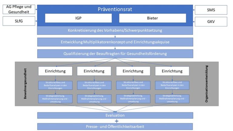 schematischer Projektablauf © SLfG